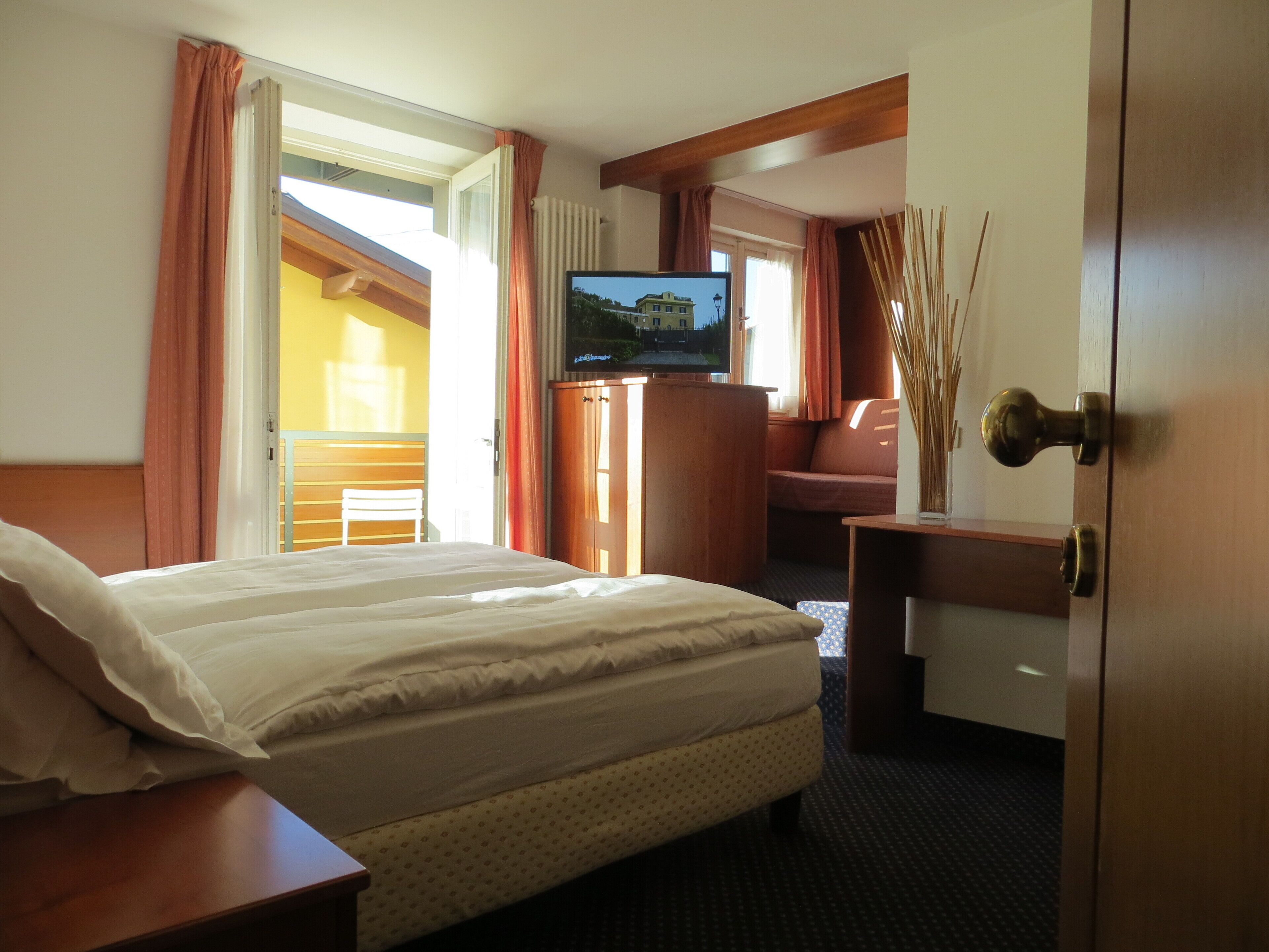 double room | frette italian sheets, select comfort beds, in-room safe, desk