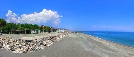 Vue depuis lâhĂ©bergement