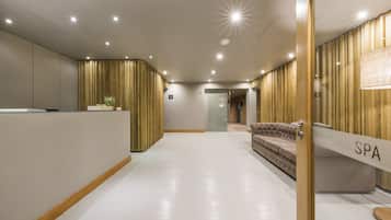 Sauna, body treatments, hydrotherapy, aromatherapy, hot stone massages