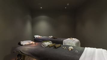 Sauna, kropsbehandlinger, hydroterapi, aromaterapi, hot stone-massage
