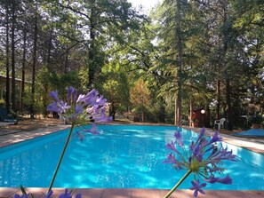 Außenpool (je nach Saison geöffnet), Liegestühle