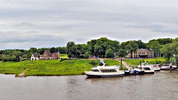 Blick von der Unterkunft