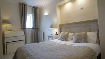 Superior Double Room | Hypo-allergenic bedding, in-room safe, individually decorated, desk
