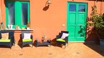 Blick von der Unterkunft