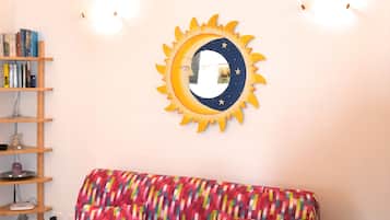 Double Room | Living area | TV