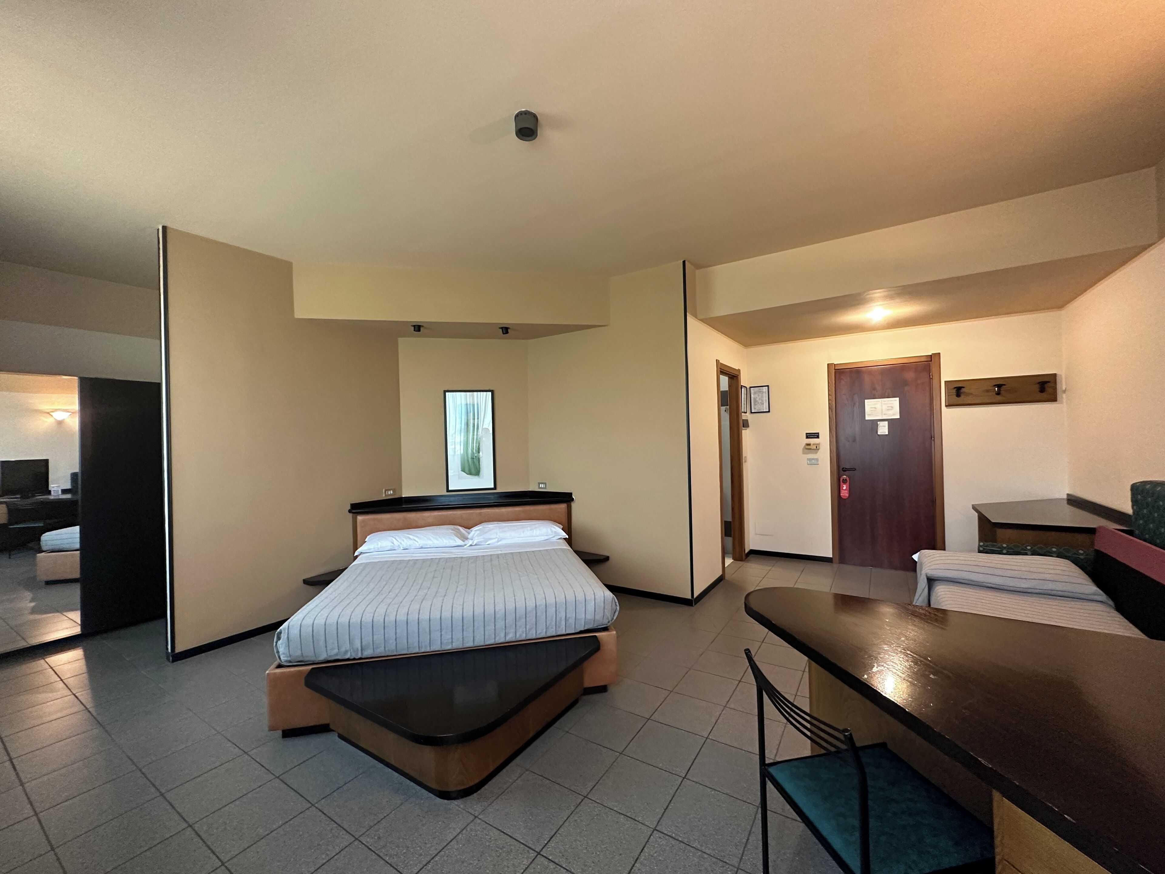 individually decorated, individually furnished, desk, blackout curtains