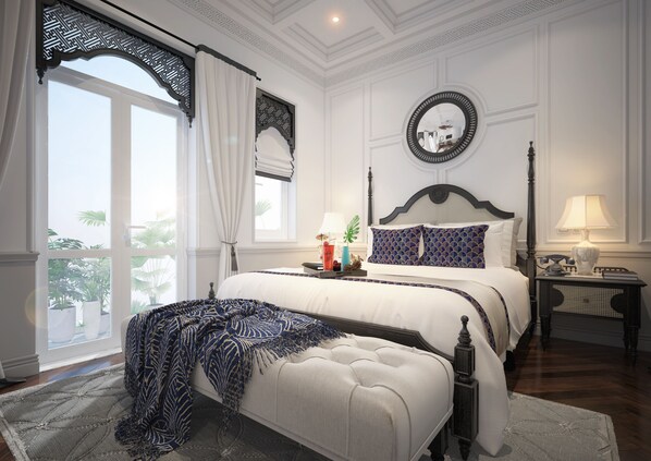 Honeymoon Suite, Balcony | Minibar, in-room safe, desk, soundproofing - Hanoi Graceful Hotel (Hanoi)