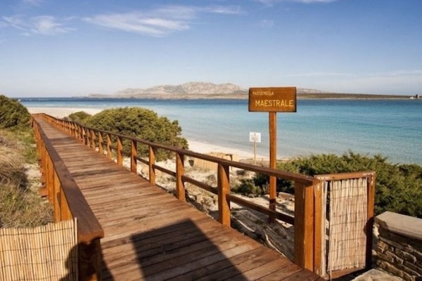 Beach nearby, white sand