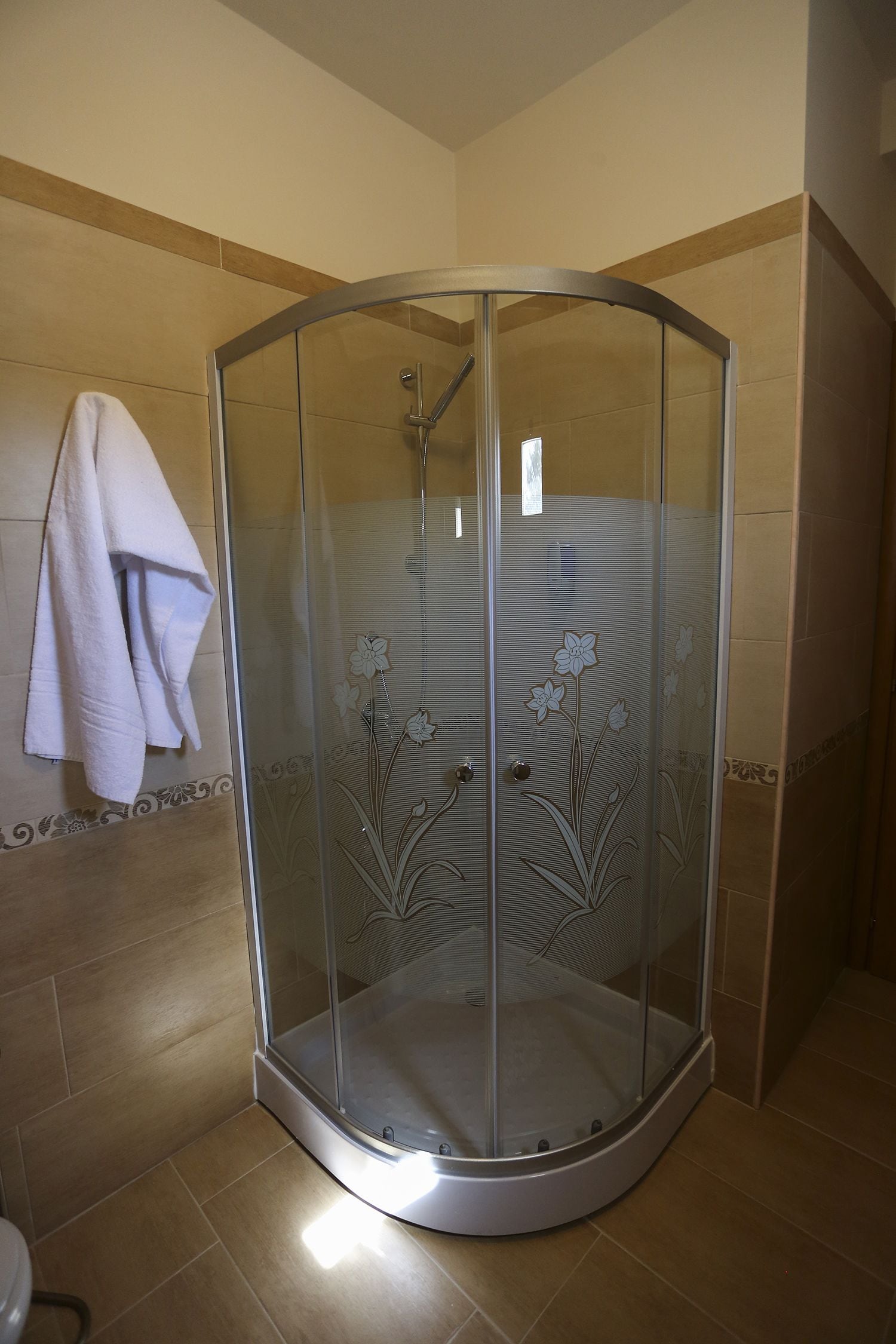 Dusche im Bad