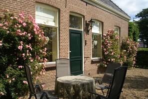 Deluxe-lejlighed | Terrasse/gårdhave