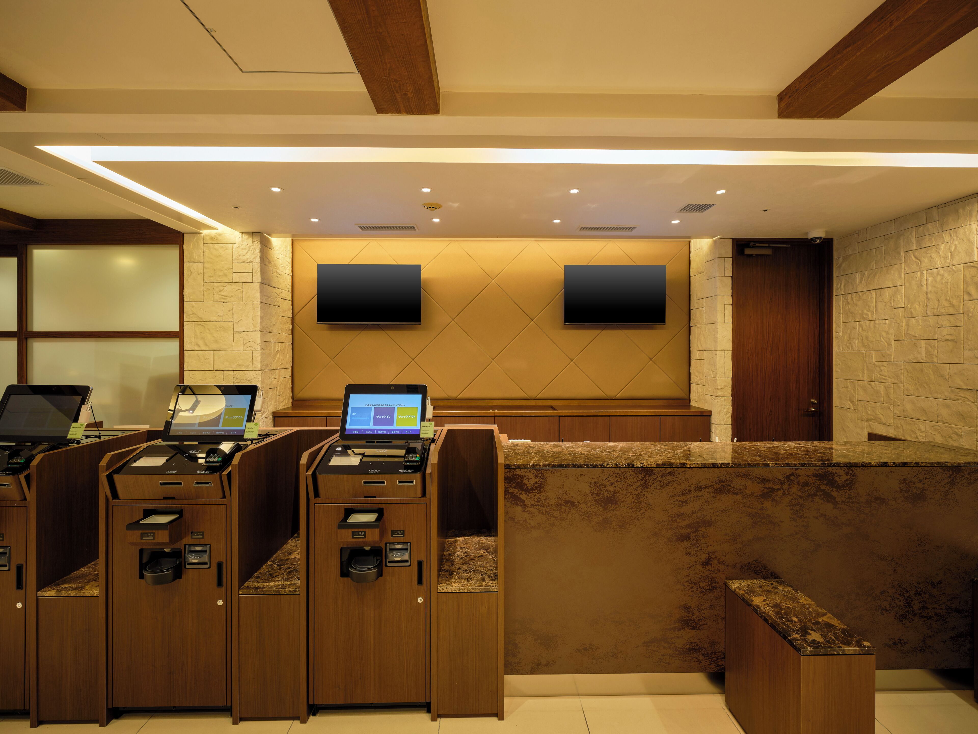 Interior entrance