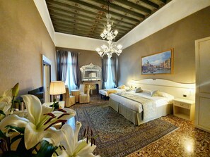 Superior Quadruple Room | Premium bedding, minibar, in-room safe, individually decorated