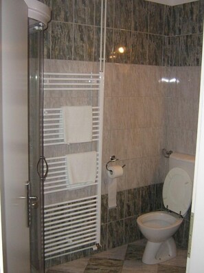Shower, hair dryer