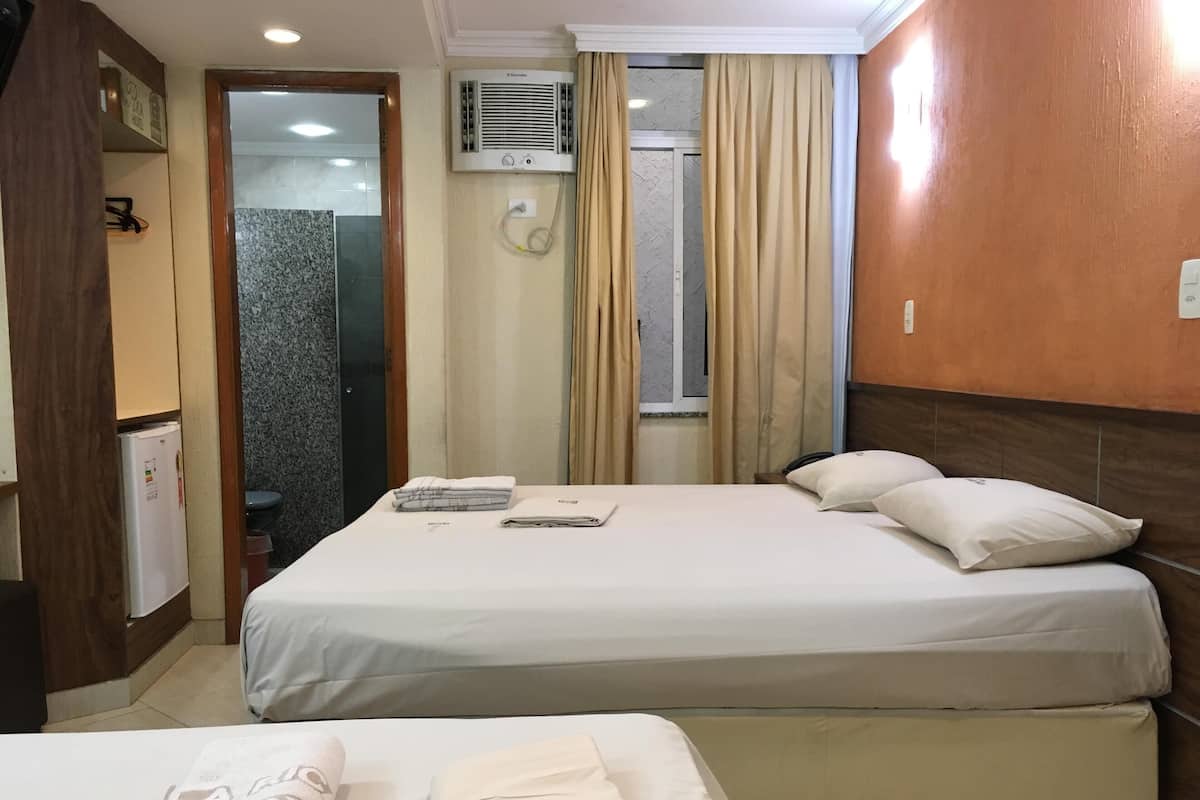 Egyptian cotton sheets, premium bedding, memory-foam beds, minibar