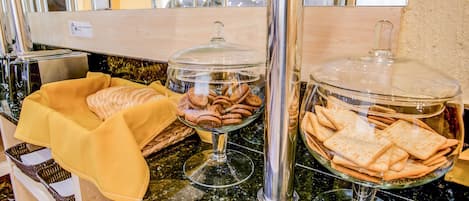 Gratis frukostbuffé varje dag