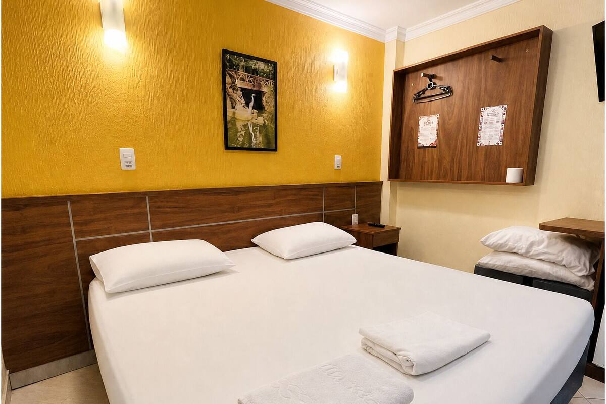Egyptian cotton sheets, premium bedding, memory foam beds, minibar