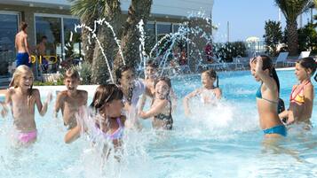 Indoor pool, seasonal outdoor pool, sun loungers