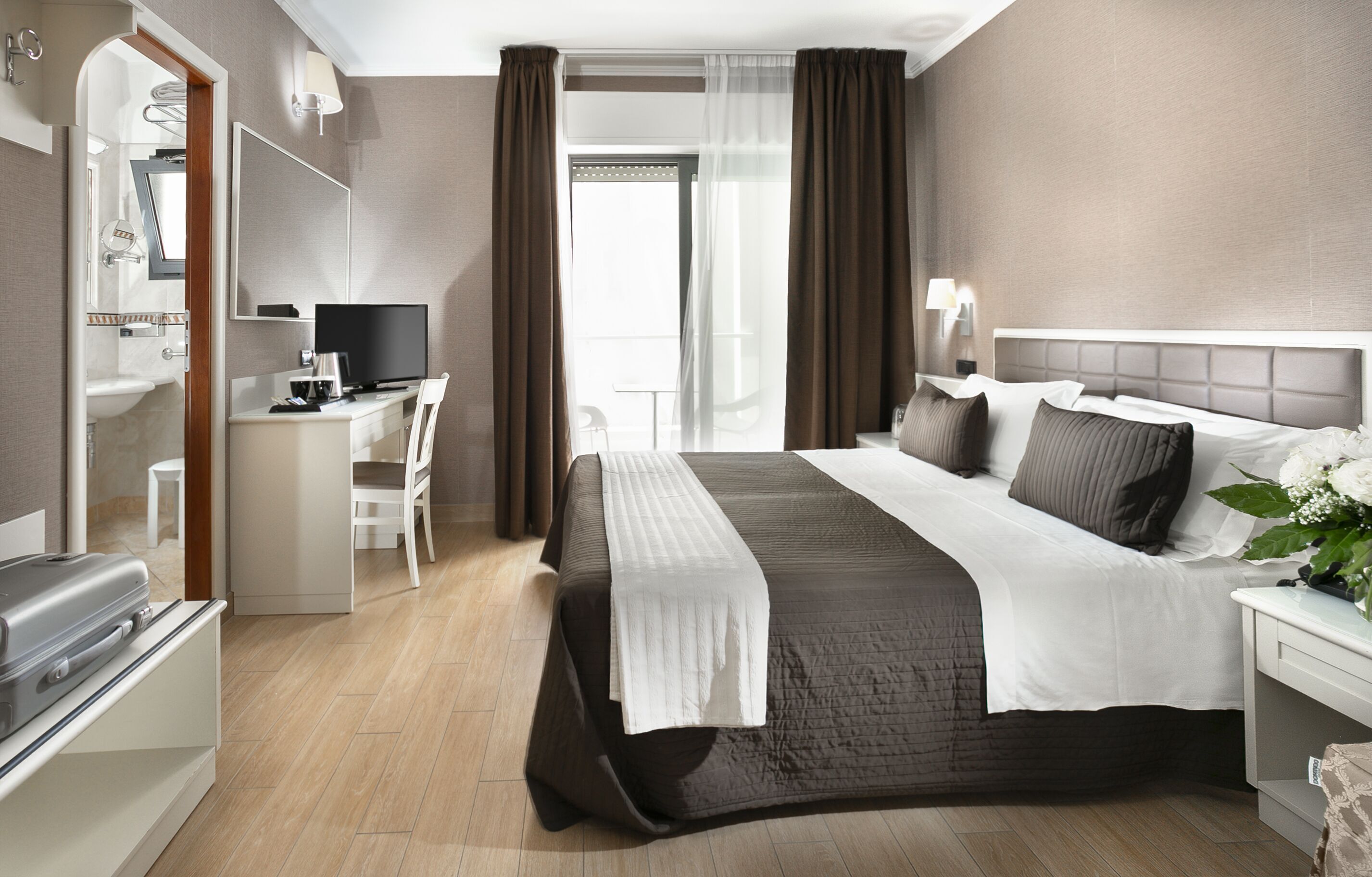 1 slaapkamer, een minibar, een kluis op de kamer