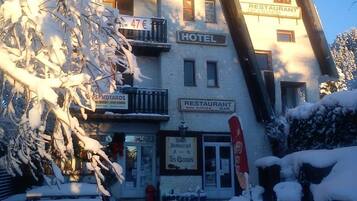 Blick von der Unterkunft