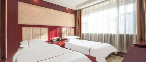 Minibar, in-room safe, desk, wired Internet