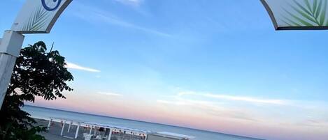 Vue sur la plage/l’océan