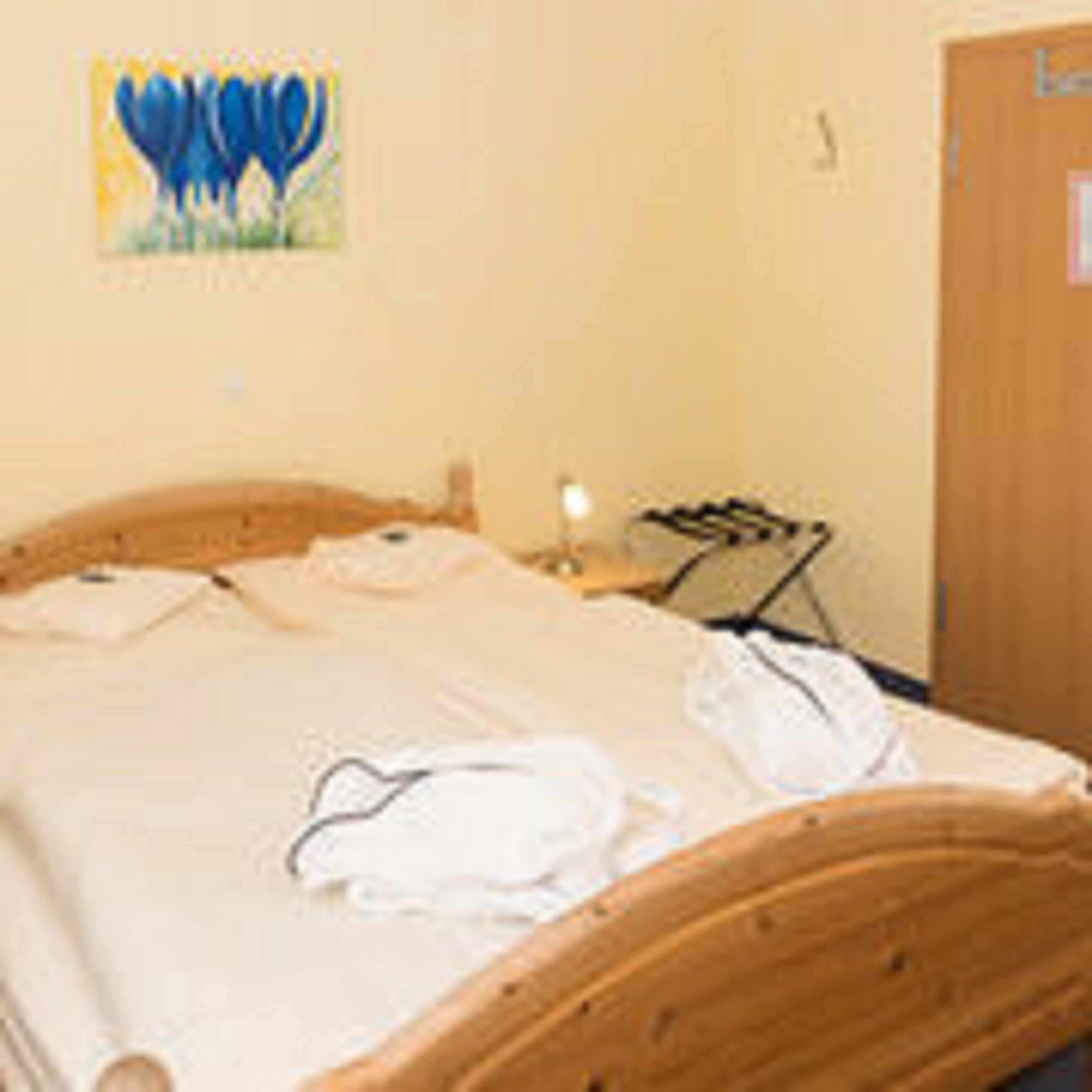 economy double room, shared bathroom (crocus or sunflower) | hypo-allergenic bedding, free cots/infant beds, rollaway beds, free wifi