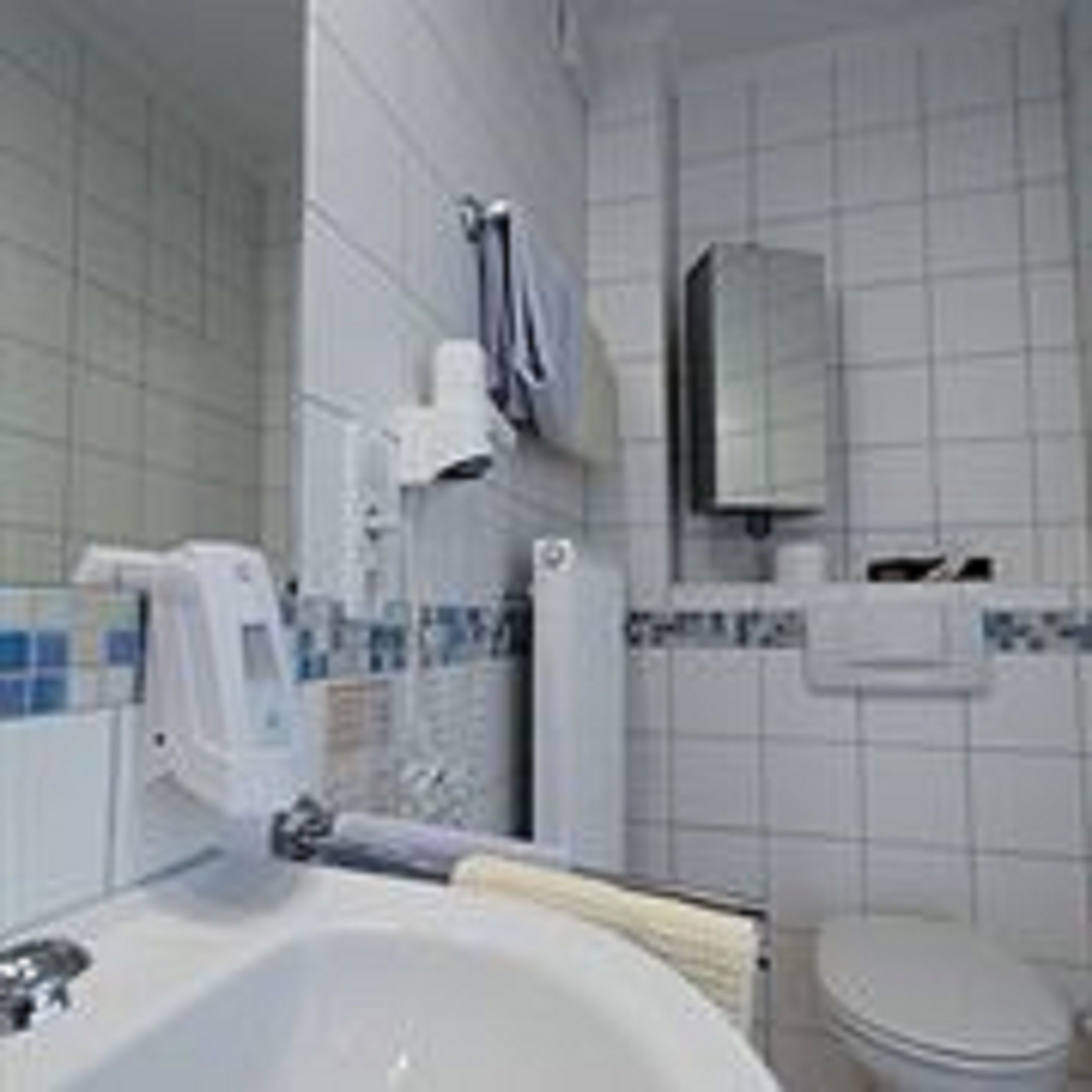 shower, designer toiletries, hair dryer, bathrobes