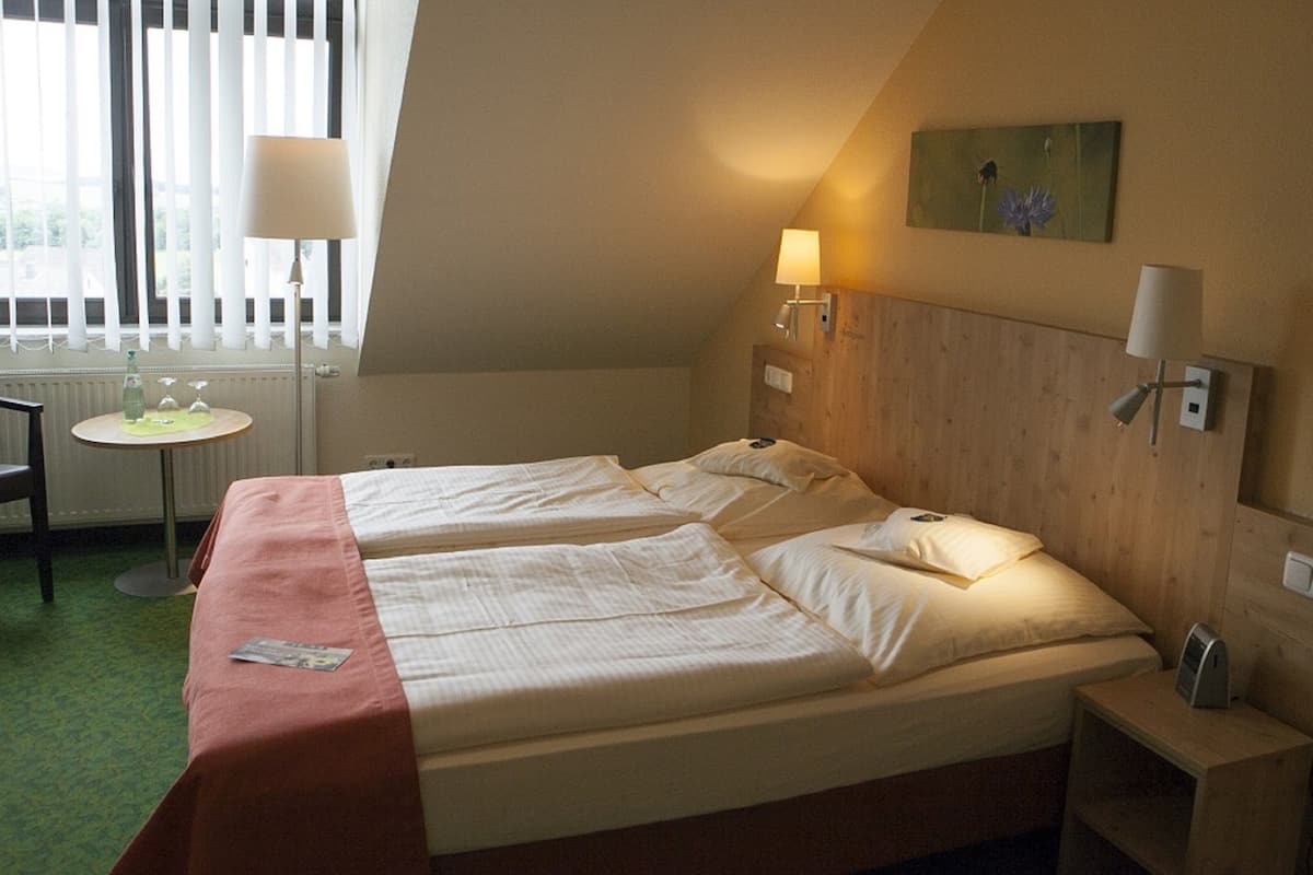 business double room (rose or lily) | hypo-allergenic bedding, free cots/infant beds, rollaway beds, free wifi