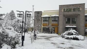 Majoituspaikan julkisivu
