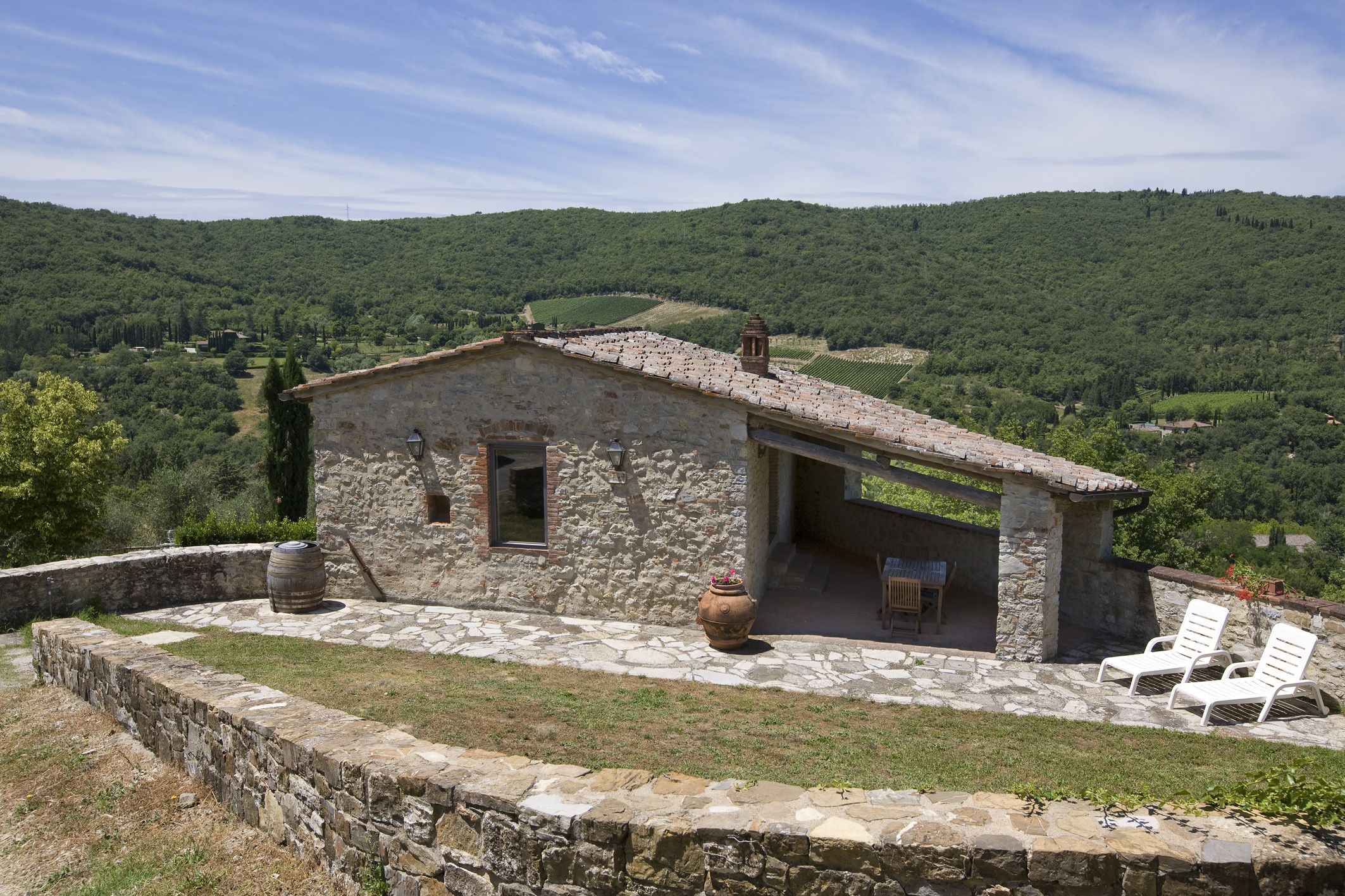 Villa, 2 Schlafzimmer, Blick auf den Weinberg | Terrasse/Patio
