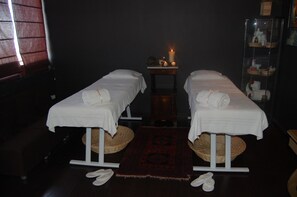 Body treatments, facials, massage/treatment rooms