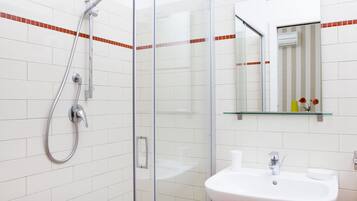 Free toiletries, hair dryer, bidet, towels