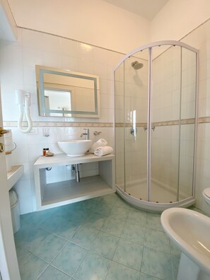 Shower, hair dryer, bidet