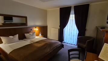 Individually furnished, desk, rollaway beds