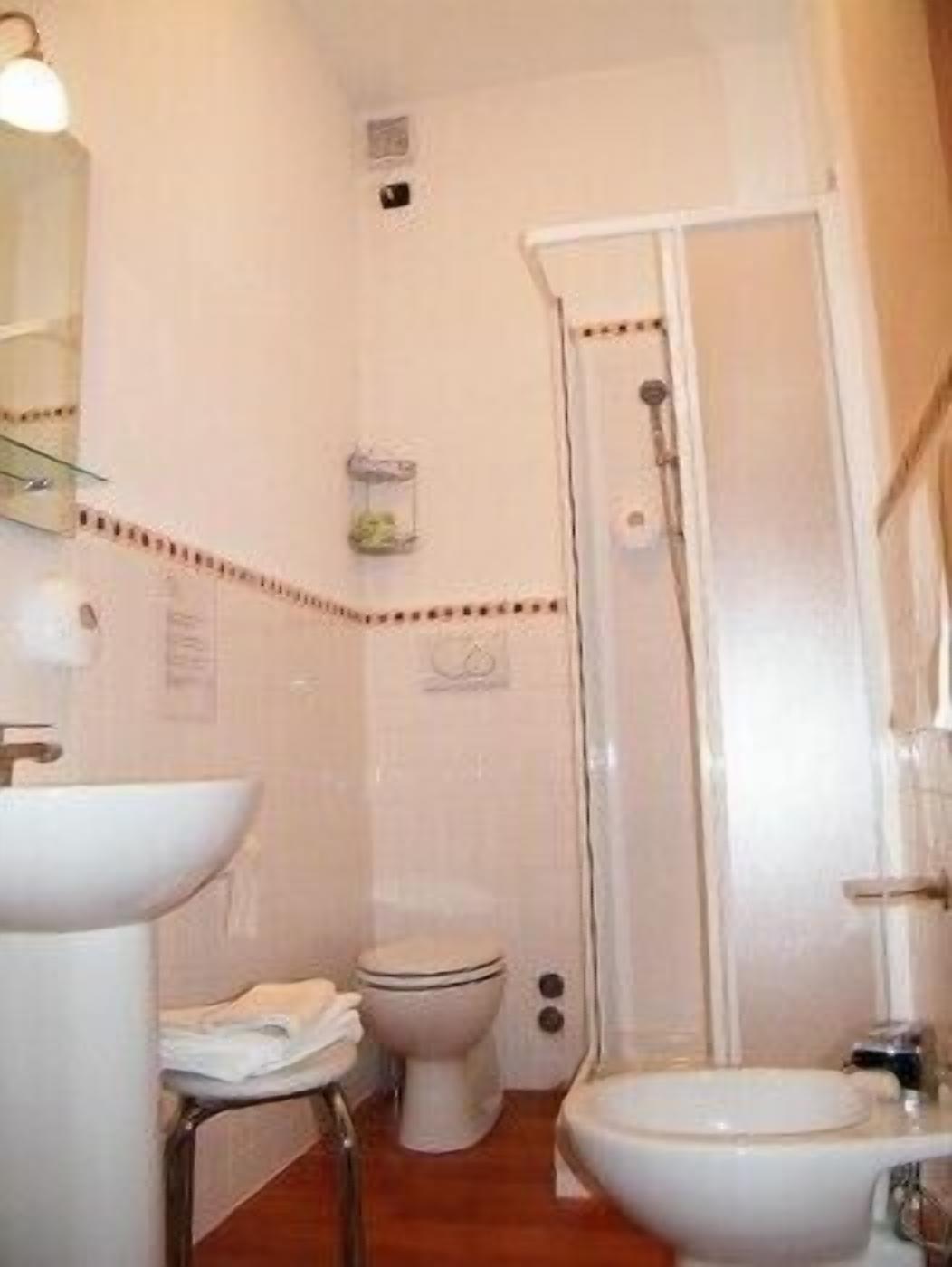 combined shower/bathtub, hair dryer, bidet, towels