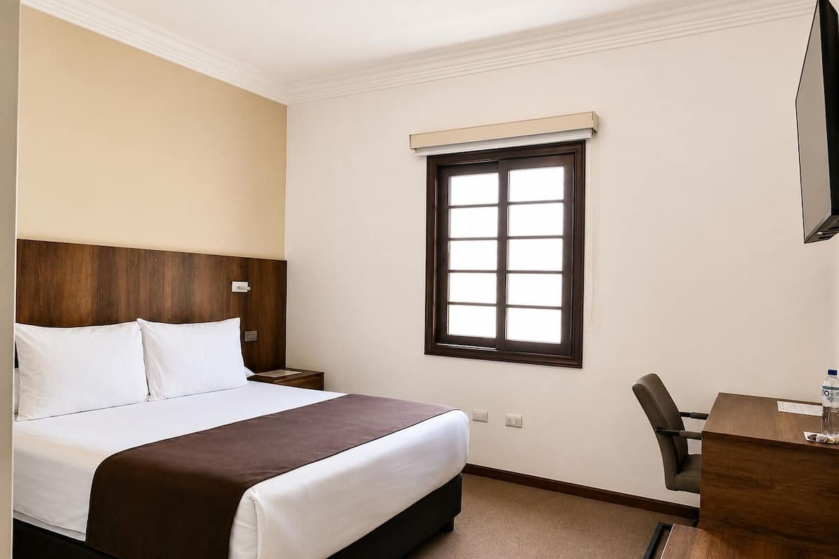 Down comforters, minibar, in-room safe, desk