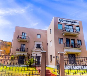 Fassade der Unterkunft