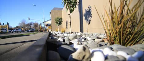 Fassade der Unterkunft