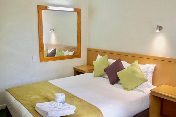 Premium bedding, free WiFi, bed sheets