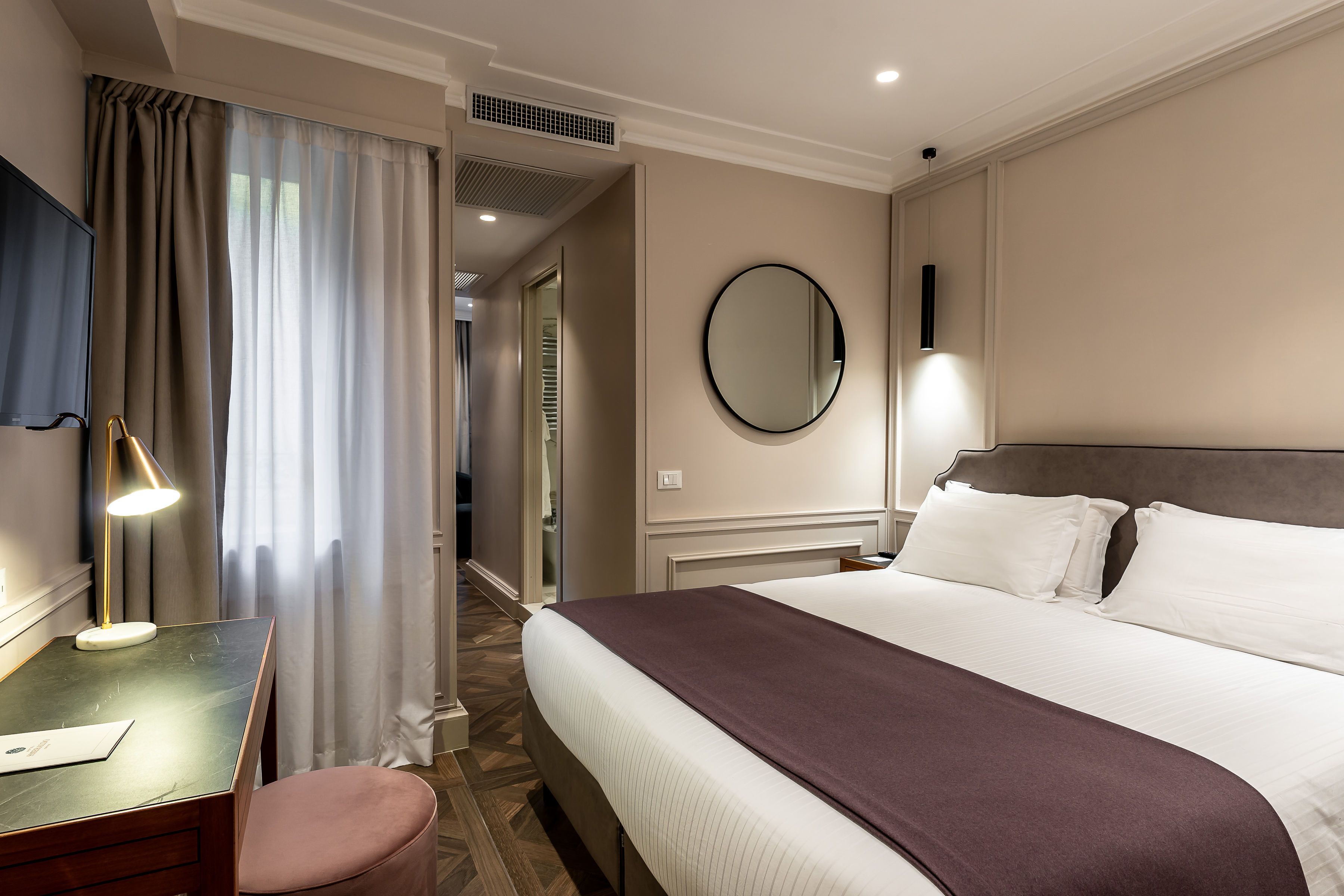 premium room | minibar, in-room safe, laptop workspace, blackout curtains