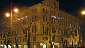 Front of property - evening/night