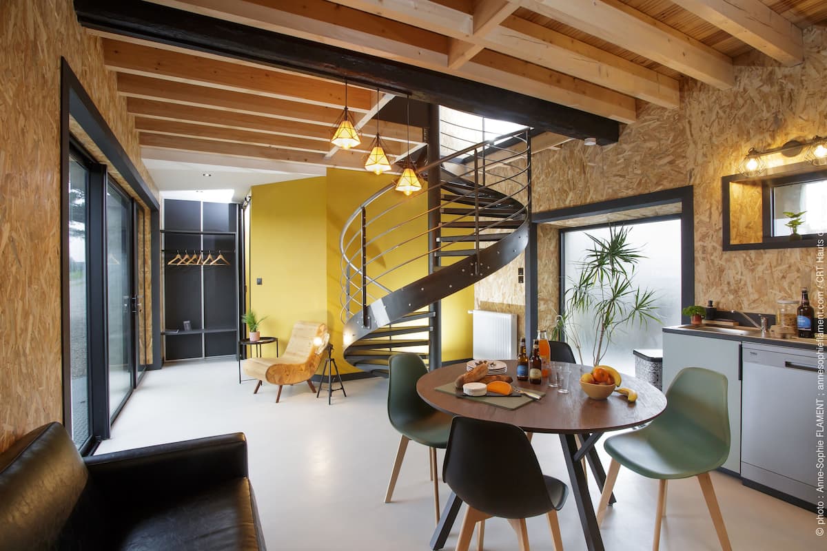 Gîte l'Atelier | Living area | TV