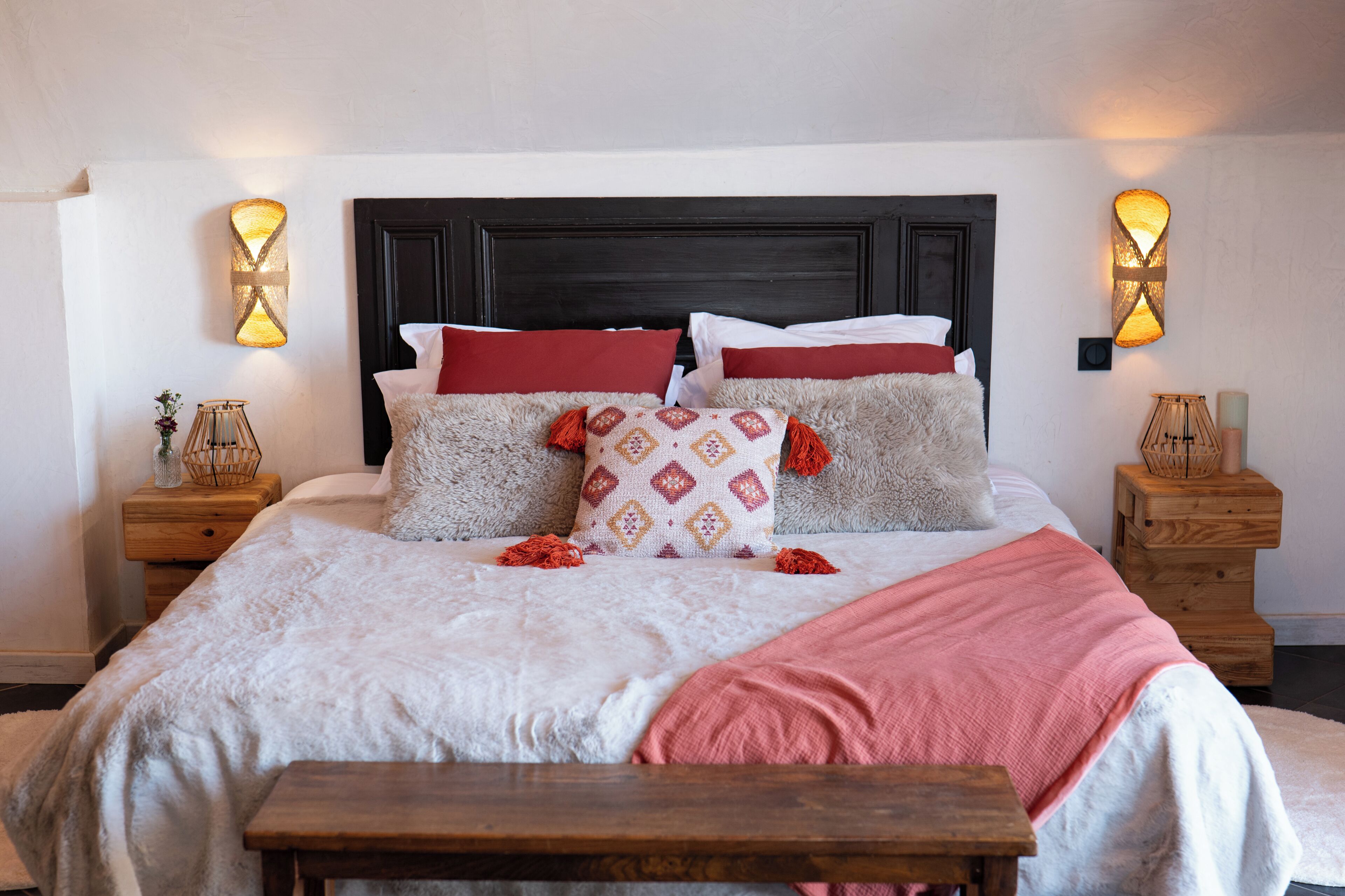 Phòng đôi tiện nghi đơn giản (Grenier à foin) | 1 phòng ngủ, minibar với thức uống miễn phí, trang trí khác biệt, bàn 