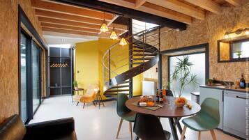 Gîte l'Atelier | Living area