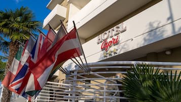 Facciata della struttura