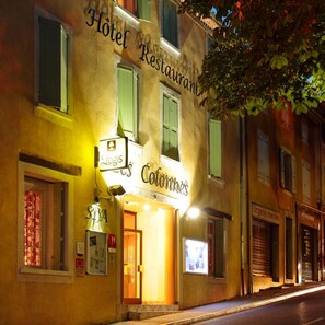 Front of property - evening/night