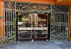 Entrada de la propiedad