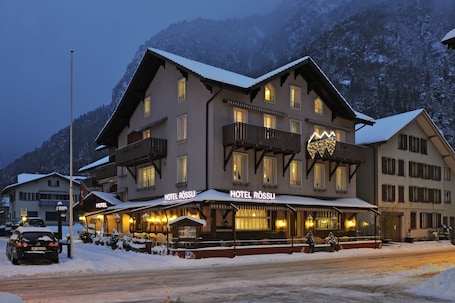 Front of property - evening/night