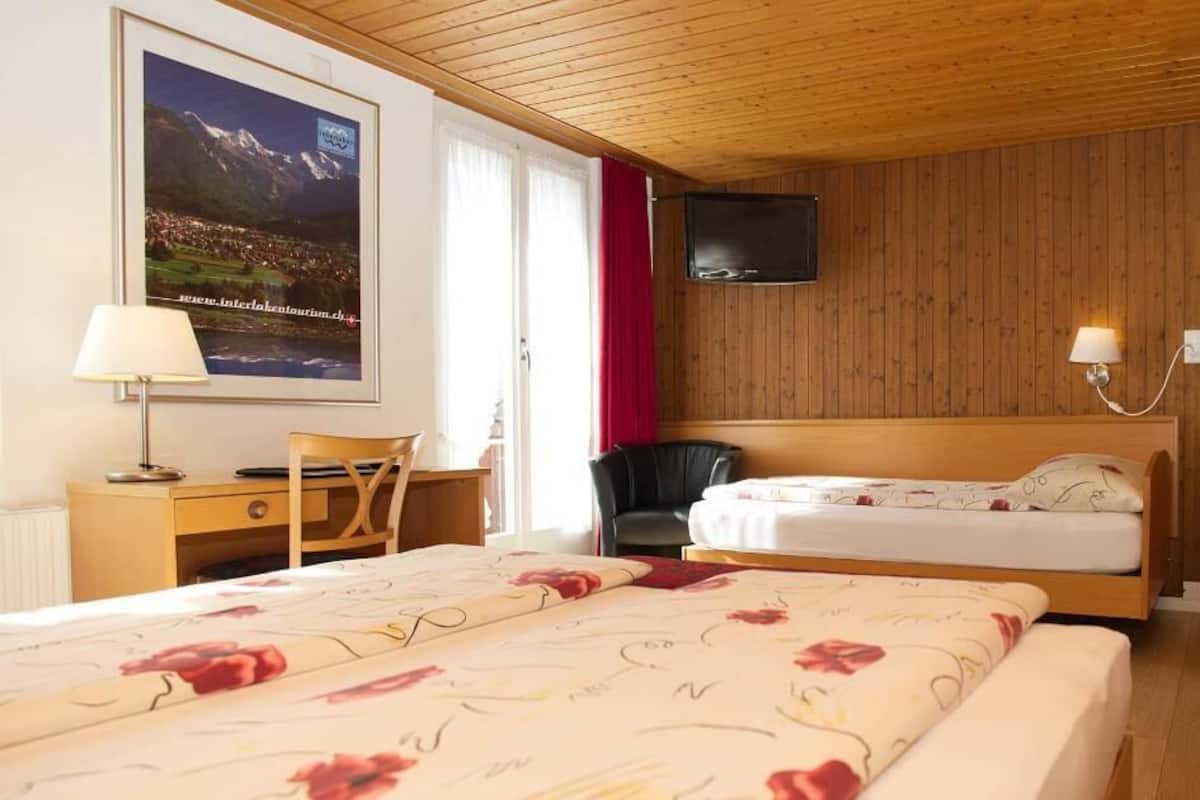 Premium bedding, memory foam beds, in-room safe, desk