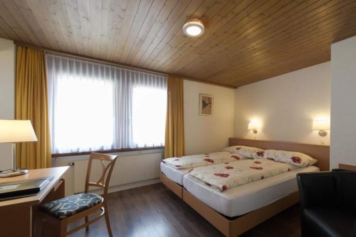 Premium bedding, memory foam beds, in-room safe, desk